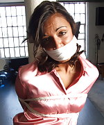 Gorgeous girls tied up and gagged